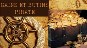 Gains, butins et trésors des pirates