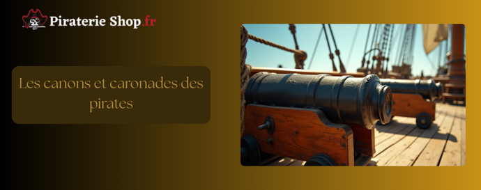 Les canons et caronades des pirates