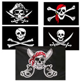 Drapeau Pirate Crâne et Os Croisés