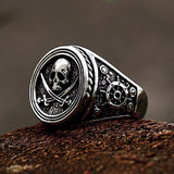 Bague pirate tête de mort
