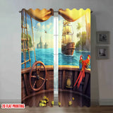 Rideau pirate occultant chambre enfant