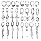 Boucles d'oreilles créoles de boucanier