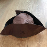 Chapeau pirate femme avec perruque
