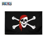 Drapeau One Piece de l'Équipage du Chapeau de Paille