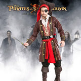 Déguisement pirate homme capitaine bordeaux