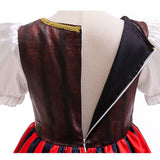 Déguisement pirate fille à jupe rayée