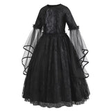 Déguisement fille robe noire de sorcière