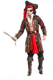Déguisement pirate homme capitaine bordeaux