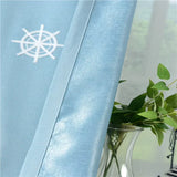 Rideau voilage pirate motif voiliers
