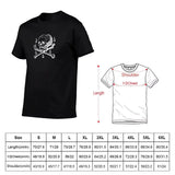T-shirt pirate Jolly Roger noir