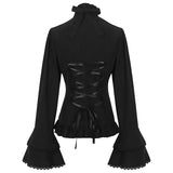 Chemise pirate femme à volants