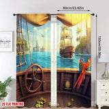 Rideau pirate occultant chambre enfant