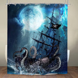 rideau enfant bleu pirate