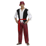 Déguisement pirate homme chemise et gilet