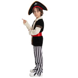 Déguisement pirate garçon rayures rouges
