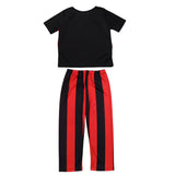 Déguisement pirate fille rouge et noir