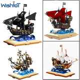 Bateau pirate galion en micro-briques