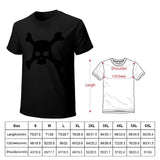 T-shirt pirate noir crâne et tibias