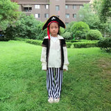 Déguisement pirate garçon rayures rouges