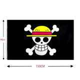Drapeau One Piece de l'Équipage du Chapeau de Paille