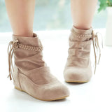 Bottes pirates à franges - Femme