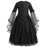 Déguisement fille robe noire de sorcière