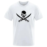 T-shirt pirate crâne et sabres croisés