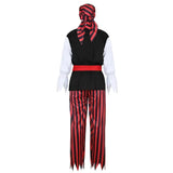 Déguisement pirate homme chemise et gilet