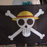 Drapeau One Piece de l'Équipage du Chapeau de Paille