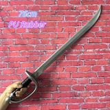 Sabre pirate à garde-coquille dorée