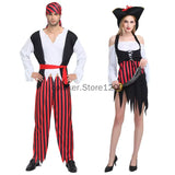 Déguisement pirate homme gilet noir