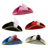 Chapeau pirate enfant, tricorne doré ou argent