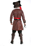 Déguisement pirate homme capitaine bordeaux