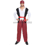 Déguisement pirate homme gilet noir