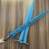 Sabre pirate factice bleu et argent