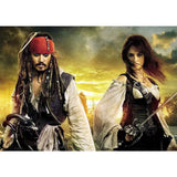 Tableau Pirates des Caraïbes format panoramique