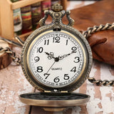 Montre à gousset pirate tête de mort