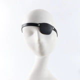 Cache-œil pirate en cuir PU