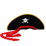 Déguisement pirate fille rouge et noir