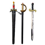 Sabre pirate de cosplay avec fourreau