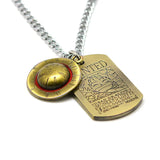Collier pirate One Piece chapeau de paille