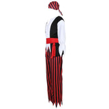 Déguisement pirate homme chemise et gilet
