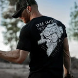 T-shirt pirate militaire tête de mort