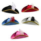 Chapeau pirate enfant, tricorne doré ou argent