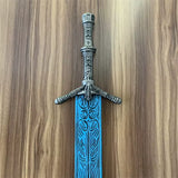 Sabre pirate factice bleu et argent