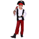 Déguisement pirate garçon rayures rouges