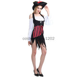Déguisement pirate homme gilet noir