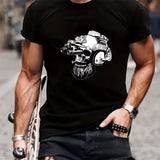 T-shirt pirate militaire tête de mort