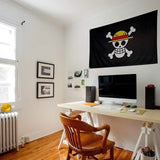 Drapeau One Piece de l'Équipage du Chapeau de Paille