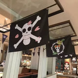 Drapeau One Piece pirate mural